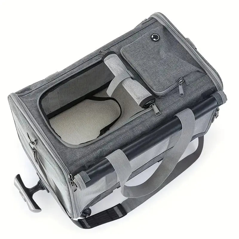 Pet Carrier with Aluminum Frame and Removable Base TM