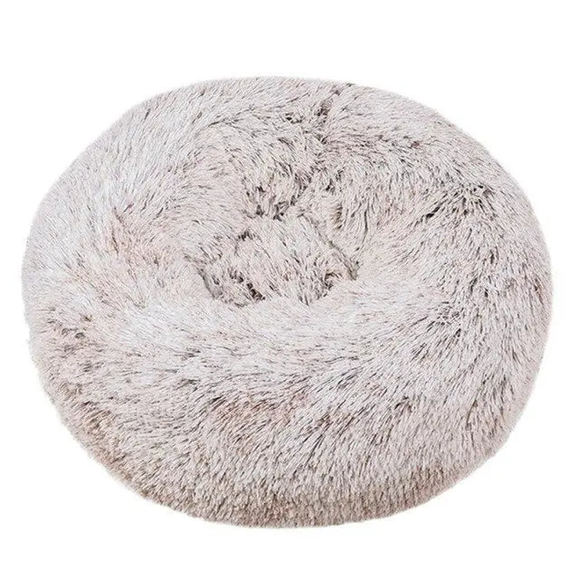 Round Cat Bed Warm Sleeping Cat Nest For Dogs Basket Pet Products Cushion Soft Long Plush Cat Pet Bed Mat Cat House Animals Sofa Vimost Shop