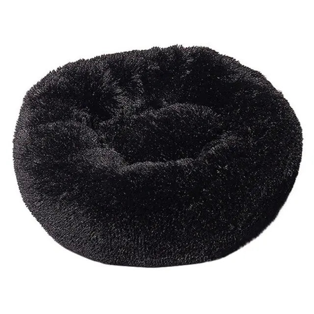 Round Cat Bed Warm Sleeping Cat Nest For Dogs Basket Pet Products Cushion Soft Long Plush Cat Pet Bed Mat Cat House Animals Sofa Vimost Shop