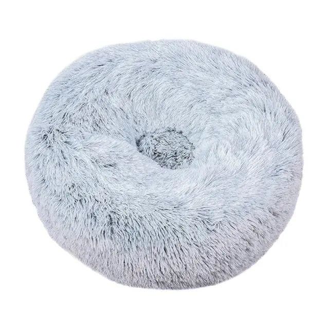 Round Cat Bed Warm Sleeping Cat Nest For Dogs Basket Pet Products Cushion Soft Long Plush Cat Pet Bed Mat Cat House Animals Sofa Vimost Shop