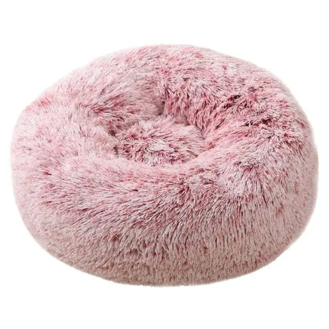 Round Cat Bed Warm Sleeping Cat Nest For Dogs Basket Pet Products Cushion Soft Long Plush Cat Pet Bed Mat Cat House Animals Sofa Vimost Shop