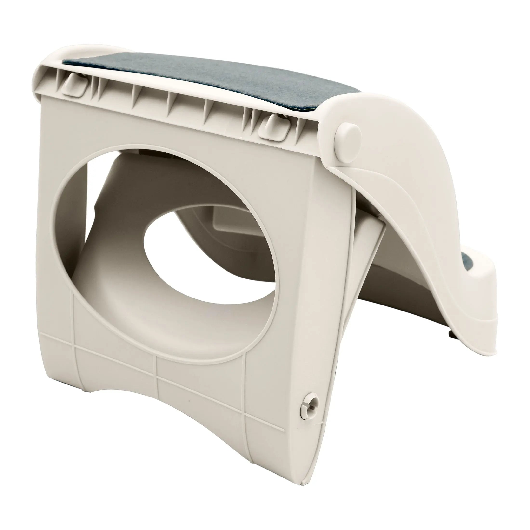 NNEDPE 38cm Foldable Pet Stairs Ramp - White NNEDPE