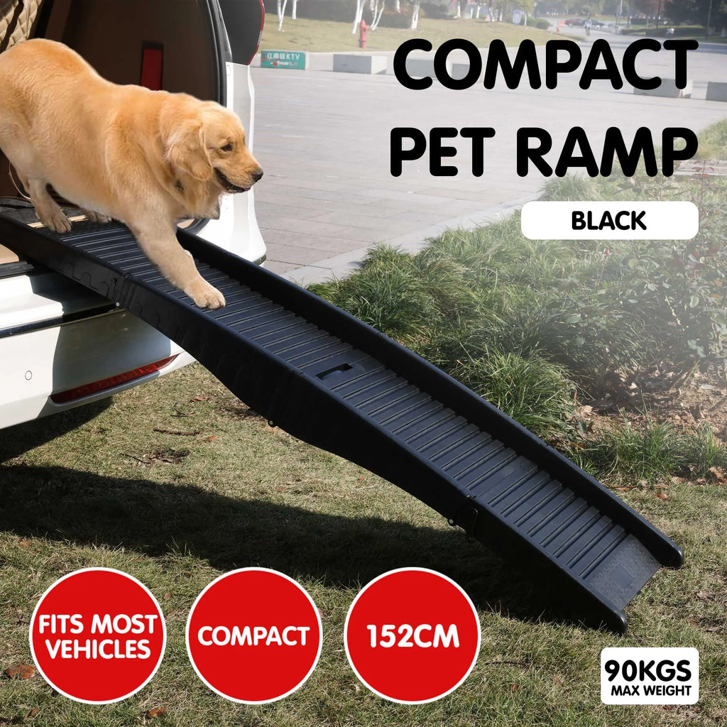 NNEDPE 152cm Portable Dog Pet Ramp - Black NNEDPE