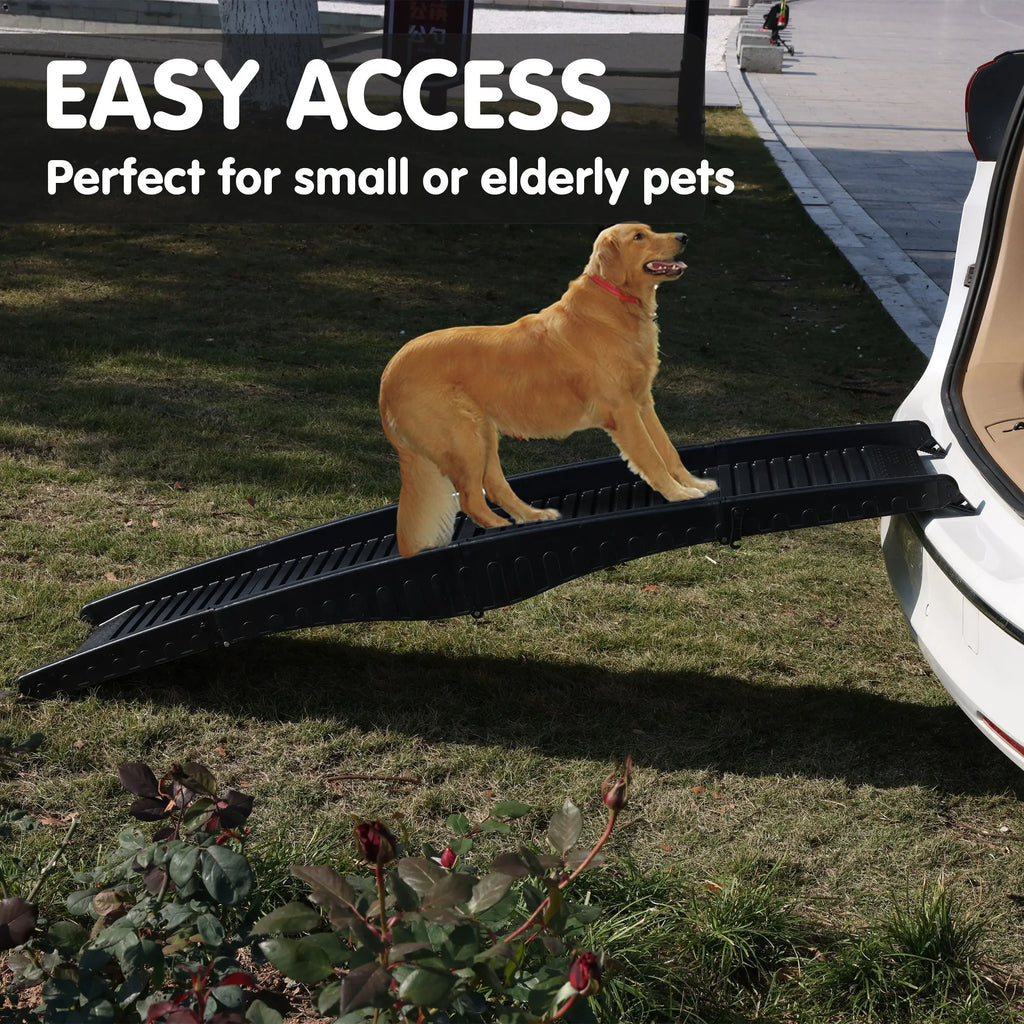NNEDPE 152cm Portable Dog Pet Ramp - Black NNEDPE