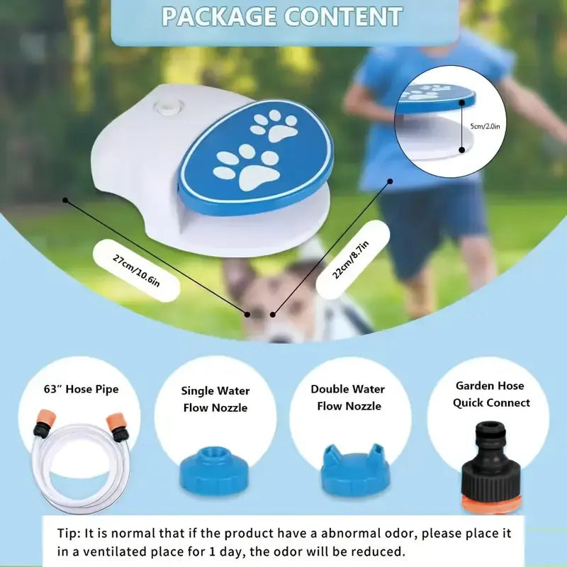 Pet Step-On Outdoor Water Fountain Toy TM