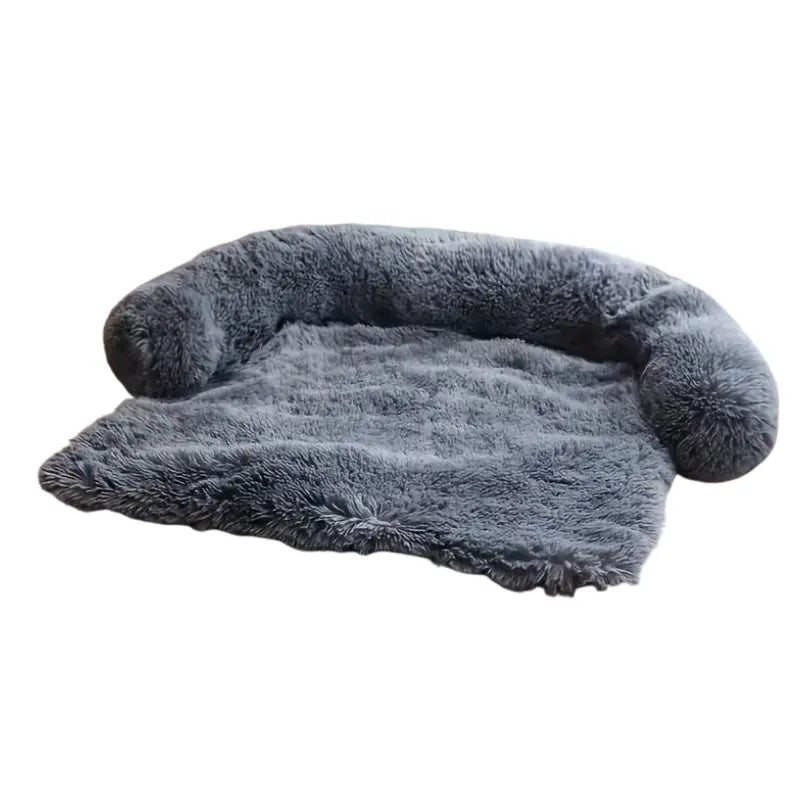 NNETM Pet Plush Sofa Bed with Neck Cushion NNETM