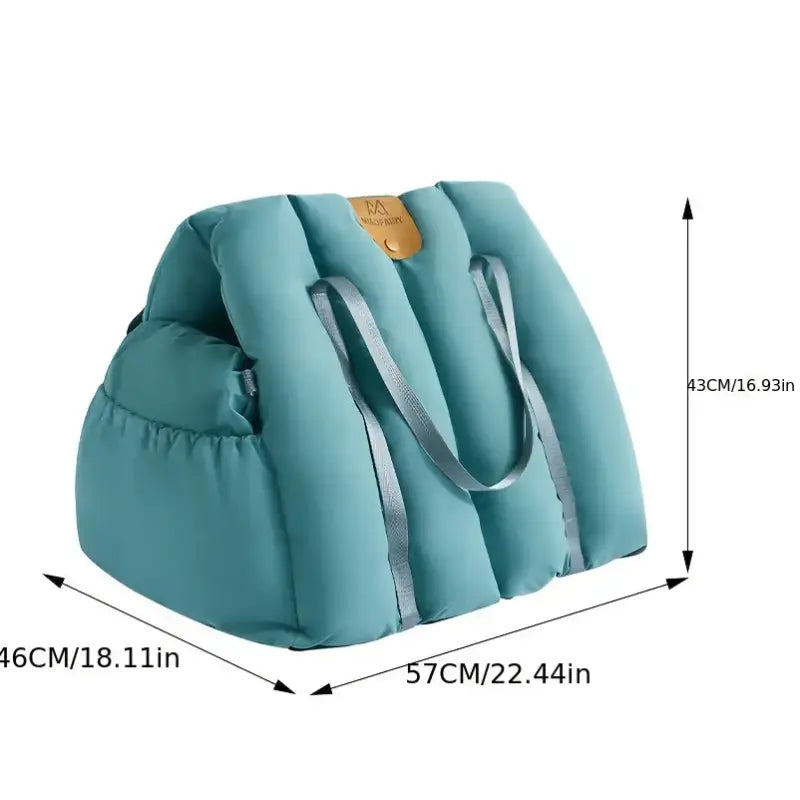 Portable Pet Car Seat & Travel Bed for Small Pets TM