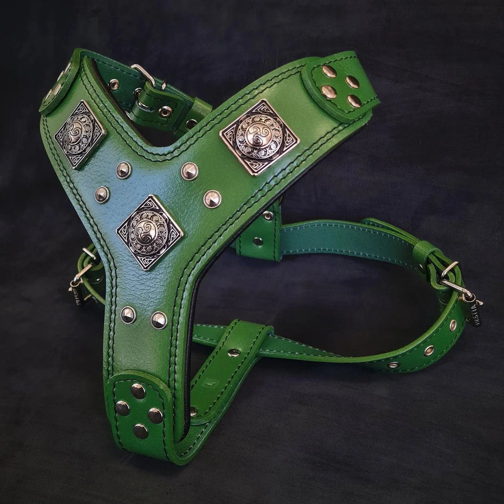 The "Eros" harness GREEN BESTIA
