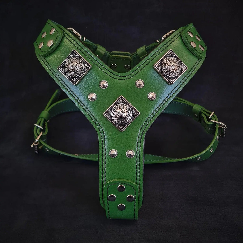 The "Eros" harness GREEN BESTIA